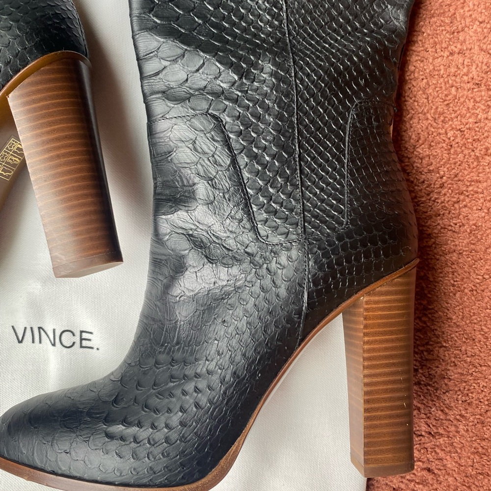 Vince Dempsey Python Leather Boot Otk - image 2
